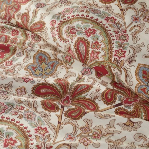 Pottery Barn Charlie Paisley Duvet Shams King/Cal - Picture 2 of 2